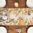 thumbnail image 4 of Camino de mesa de otoño con hojas de eucalipto beige, decoración de mesa de comedor de cocina de temporada otoñal para fiesta en casa al aire libre de 13 x 72 pulgadas, 4 of 5