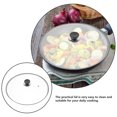 Tempered Glass Pot Lid Multipurpose Pot Cover Visible Pot Lid