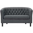 thumbnail image 3 of Modway Prospect Upholstered Contemporary Loveseat, Gray, 3 of 4