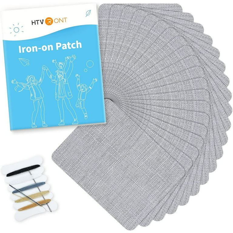 20 Pack Linen Repair Patches 3.7 by 4.9 Iron on Patches for Clothes  Repair US 