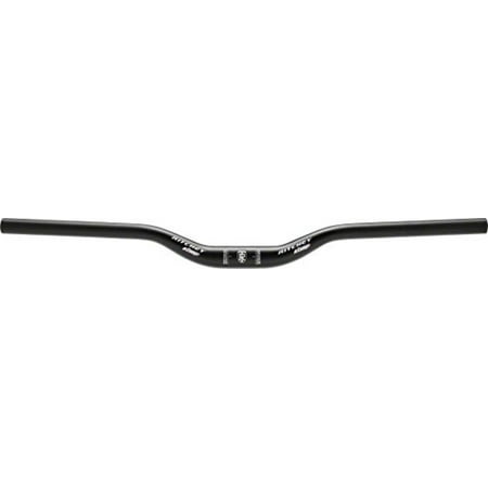 Mini 6061 T6 Aluminum Handlebars (Comp SC Rizer Handlebar: 670mm, 30mm Rise, 9d Sweep, 25.4, BB Black, Double butted construction using 6061 T-6 aluminum By)