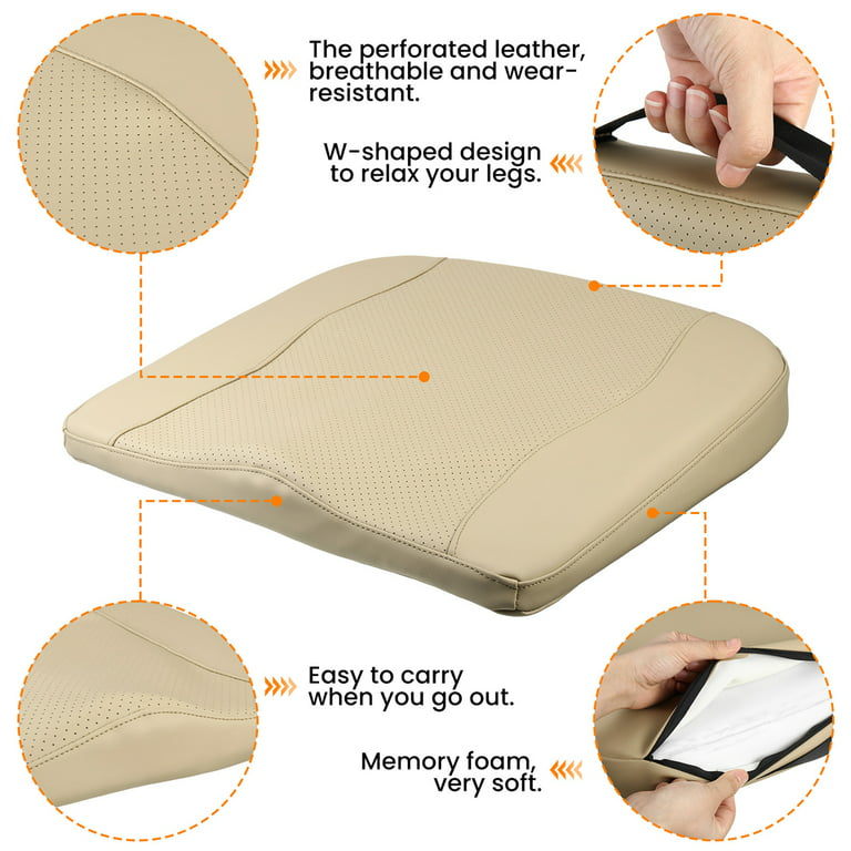 ELUTO High-Density Memory Foam Seat Cushion, Ergonomic Design for