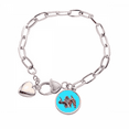 thumbnail image 1 of ¡Trueno! Pulsera de cadena de corazón joyería encanto moda, 1 of 3