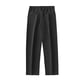 thumbnail image 3 of Pantalones holgados de seda helada con abertura para hombre: color liso, cintura media, diseño drapeado, para el día a día/ocasionales (M-XXXXL), 3 of 8