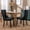 Black, variant on BSHTI 37.5" Velvet Upholstered Contemporary Dining Chairs Set of 2, Tufted Parson Wingback Chair with Nailhead Trim for Kitchen Dining Room(Blue)