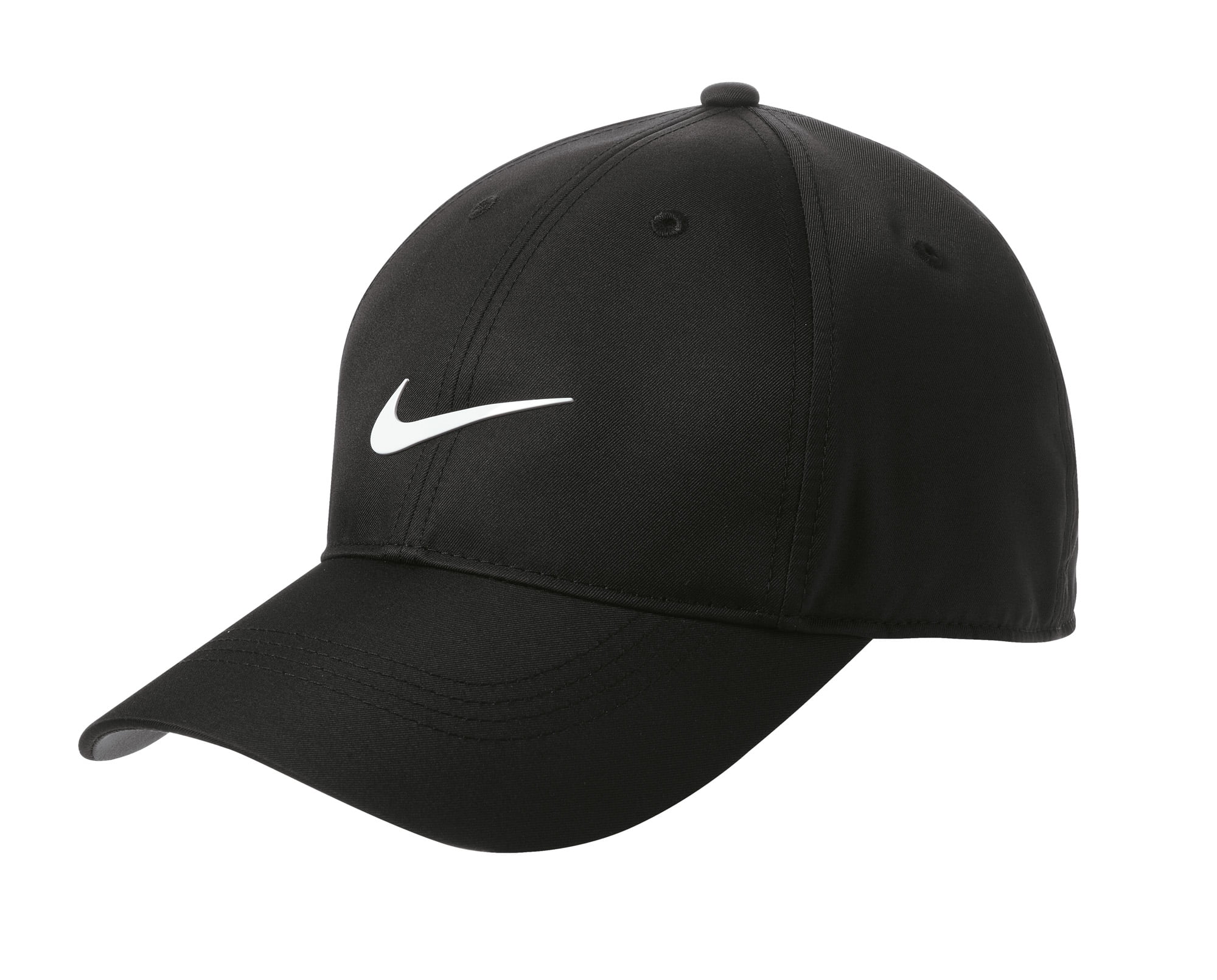 NEW Nike Golf Tech Swoosh Dri-Fit Unstructured Black/White Hat/Cap ...