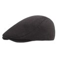 thumbnail image 1 of Ocio unisex Boina de algodón con visera ajustable para viajes de ocio, 1 of 3