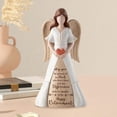 thumbnail image 4 of Estatua de ángel para escritorio, adorno de escritorio, regalo de jubilación 2024, artesanía, escultura, recuerdo para la entrada de la madre,, 4 of 7
