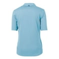 thumbnail image 3 of Women's Cutter & Buck Powder Blue San Francisco 49ers Virtue Eco Pique Recycled Polo, 3 of 3