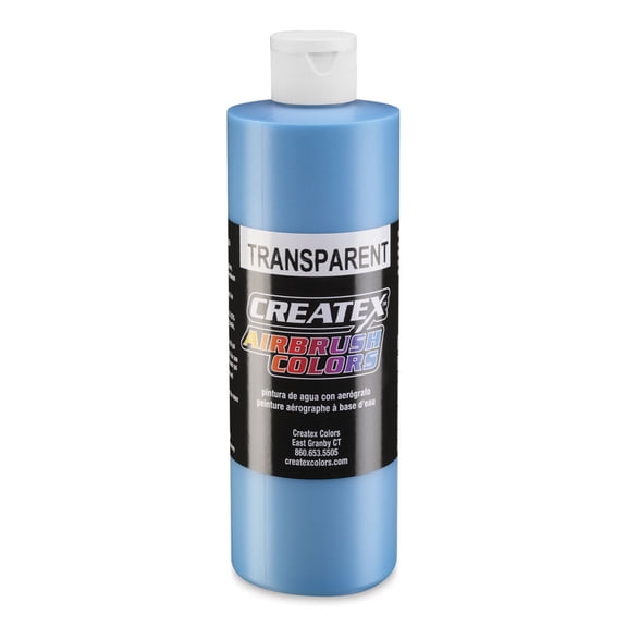 Createx Airbrush Color - 16 oz, Transparent Maui Blue