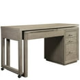 thumbnail image 2 of Riverside Furniture Prelude Swivel Wood L-Desk with Lift Top in Casual Taupe Tan, 2 of 7