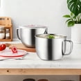 thumbnail image 6 of Stainless Steel instant Noodle Bowl with Lid,Stainless Noodle Bowl with Lid Set Leak Proof Soup Snack Bowls Storage Container Lunch Box, 6 of 9