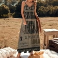 thumbnail image 3 of 1 Million Dollar Bill Sleeveless Dress Loose Women's Dress Dresses Luxury Evening Dresses, 3 of 9