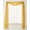 Gold, variant on Luxury Scarf Sheer Curtains, Window Treatment Curtain Panels with Rod Pocket for Kitchen, Bedroom and Living Room (55 x 216-inches Long), Gold