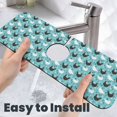 thumbnail image 6 of Sikiie Lovely Roosters Splash Guard for Sink Faucet-1 PC Super Absorbent Fast Drying Mat Sink Gadgets-Splash Guard for Kitchen, Sink Mat, 6 of 7