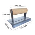 TUMALL Concrete Hand Edger Easy Clean Stainless Steel for Drywall