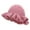 Pink, variant on Baberdicy Hand Crochet Floppy Brim Hat, Colorful Bohemian Sun Hat, Festival Wide Brim Cap, Ideal for Women, Festival-Goers Music Festivals, Beach, Summer Parties, Boho Photo Shoots Dark Green