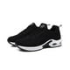 thumbnail image 4 of Mujeres corriendo zapatillas zapatillas transpirables cómodas absorción de golpes tenis zapatos de tenis deslizamiento ocio gimnasio calzado ligero caminar negro Monstrate AP003947-01, 4 of 7