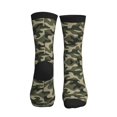 thumbnail image 2 of Unisex Green Camouflage Pattern Novelty Ankle Socks Colorful ComfortSoft Lightweight Sports Athletic Socks, 2 of 7