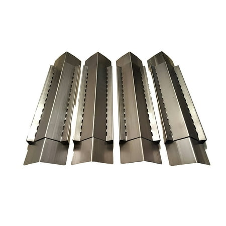 Aussie Bar - Set of 4 Adjustable Stainless Steel Heat Plates, Vaporizer Bars for Grill King, Aussie, Charmglow, Brinkmann, Uniflame, Lowes Model Grills, Expands from 12