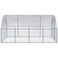 thumbnail image 3 of vidaXL Outdoor Chicken Coop 9.8'x13.1'x6.6' Galvanized Steel, 3 of 6