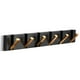 thumbnail image 1 of Ganchos Sin perforación Perchero montado en la pared Organizador de chaquetas antioxidantes Soporte colgante antideslizante de aluminio Sala de Juegos de accesorios de baño oro negro 6 gancho Billuyoard HA010064-06B, 1 of 6