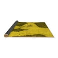 thumbnail image 2 of Ahgly Company Indoor Square Persian Yellow Bohemian Area Rugs, 5' Square, 2 of 4