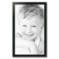 thumbnail image 2 of ArtToFrames 19" x 32" Black Engraved Edges Picture Frame, 19x32 inch Black Wood Poster Frame (WOM-4055), 2 of 8