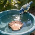 thumbnail image 4 of Bird Bath Copper Disk, Water Purifier Cleaner Disc Reduce Scrubbing Safe Clean Water 3 Point Support Long Lasting Low Maintenance Algae Control, for Bird Baths Garden Fountain Outdoor All Season Use, 4 of 8