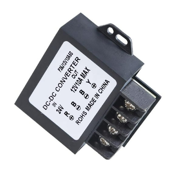 SIEYIO Small 24V To 12V 10A Voltages Transform Step Down Converter With Easy Wiring For Vehicle Gadgets Power Supply