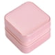 thumbnail image 2 of Mini estuche de viaje para joyas, caja de almacenamiento de exhibición de cuero PU para s, niñas y mujeres EstiloE-Rosa Hugo Estuche de viaje para joyería, 2 of 10