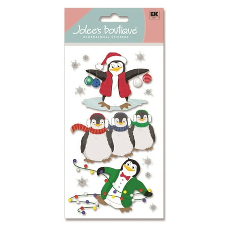 Jolee's Boutique Dimensional Stickers-Penguins, Pk 3, Jolees