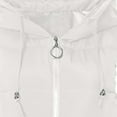 thumbnail image 4 of LoyisViDion Coat Women Casual Slim Zippers Sleeveless Zipper Solid Warm Coat Tops Vest White 8(L), 4 of 4