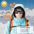 thumbnail image 4 of 1 Pieza Máscara De Soldadura Oscurecimiento Automático Con Energía Solar Casco Gafas Protección Soldador Lente Antichoque Para Ocular, 4 of 5