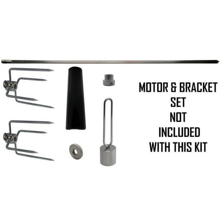 

OneGrill 4PS12 Universal Grill Rotisserie Kit No Motor & Bracket - 37 x 5/16