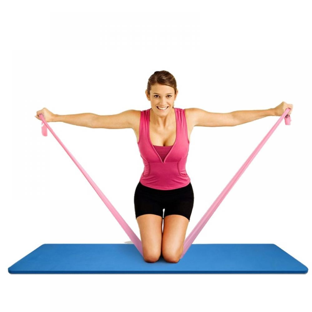 Упражнения с резинкой для спины для женщин. Тренажер Yoga stretch Band. Занятия с резиновой лентой. Упражнения с резиновой лентой. Упражнения с резинкой для женщин.