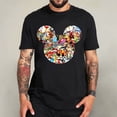 thumbnail image 2 of T Shirt Men Disney Mickey Mouse Women Tshirts Cute Fashion Top Tee T-shirts Clothes Female T-shirt Oversized Male CamisetasXXL Gao Jinjia LED, 2 of 2