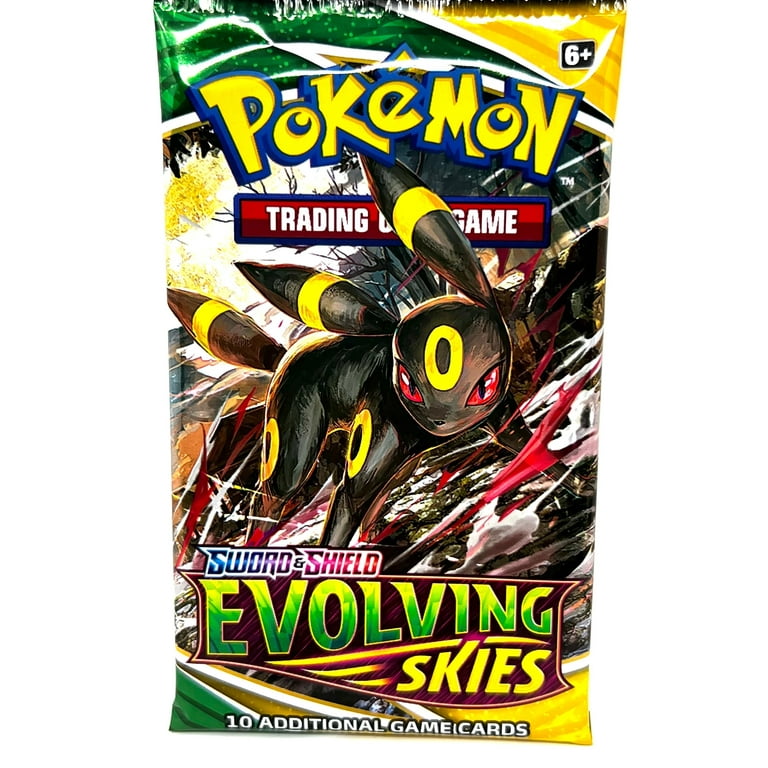 Pokemon Sword and Shield (swsh) Single Booster Pack Evolving Skies, Size: Small