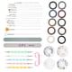 thumbnail image 1 of Nail Pen Polishing Strips Manicure File Nail Art Crystal Rhinestones Dotting Tool Set, 1 of 5