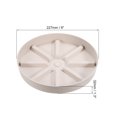 thumbnail image 2 of Uxcell Plant Pot Saucers 9 Inch, 6 Pack Plastic Round Plant Pot Flower Drip Tray, White, 2 of 6