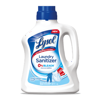 Lysol Crisp Linen Scented Laundry Sanitizer : Target