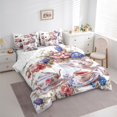 thumbnail image 3 of Manfei Vintage Floral Teacups Twin Bedding Sets 7-Piece for Female Men,Exotic Style Bedding Comforter Set Microfiber,Flowers Teapot Breathable Sheet Sets,Super Cozy Room Decor,Reversible, 3 of 8