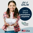 thumbnail image 2 of Jme Enterprises, LLC Let it Snow Instant Powder White Super Absorbent Polymer Decoration, 1.28 oz, 2 of 8