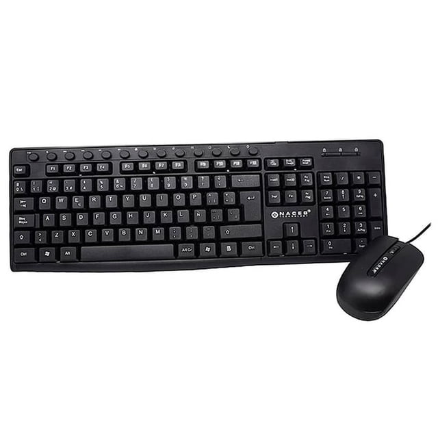 Kit Gamer Naceb Teclado y Mouse NA-112 Alámbrico USB Negro NA-112