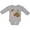 AC-Heather Grey, variant on Inktastic Cute and Cuddly Ball Python snake Boys or Girls Long Sleeve Baby Bodysuit