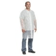 thumbnail image 2 of Disposable Lab Coat, Polypropylene, Snaps Closure, White, M, 30 PK, 2 of 2