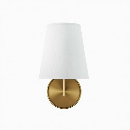 

Surround Wall Sconce White Satin Brass