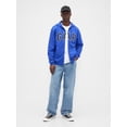 thumbnail image 2 of Sudadera con capucha GAP para hombre Heritage Logo con cremallera completa Royal Gem XL, 2 of 3