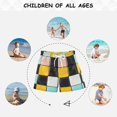 thumbnail image 6 of FORMRS Boys Swim Trunks Quick Dry Mesh Liner Boardshorts Sizes XS-XL, Yellow Checkered Pattern, 6 of 7