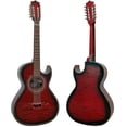 thumbnail image 2 of D'Luca Paracho Bajo Quinto Acoustic-Electric Tiger Red, 2 of 5